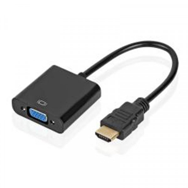 Адаптер Atcom HDMI - VGA (M/F), 0.1 м, Black (9220)