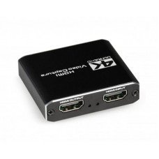 Адаптер Cablexpert HDMI - HDMI+USB+3.5 мм (F/F), Black (UHG-4K2-01)