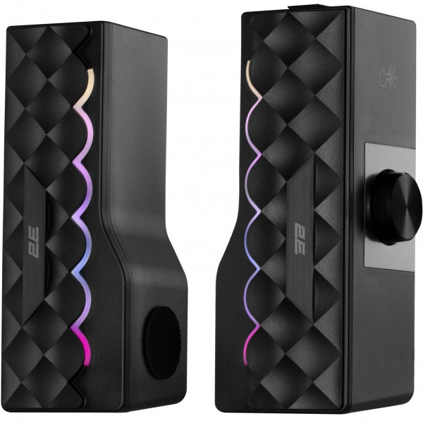 Акустична система 2E PCS232 RGB Soundbar Black (2E-PCS232BK)