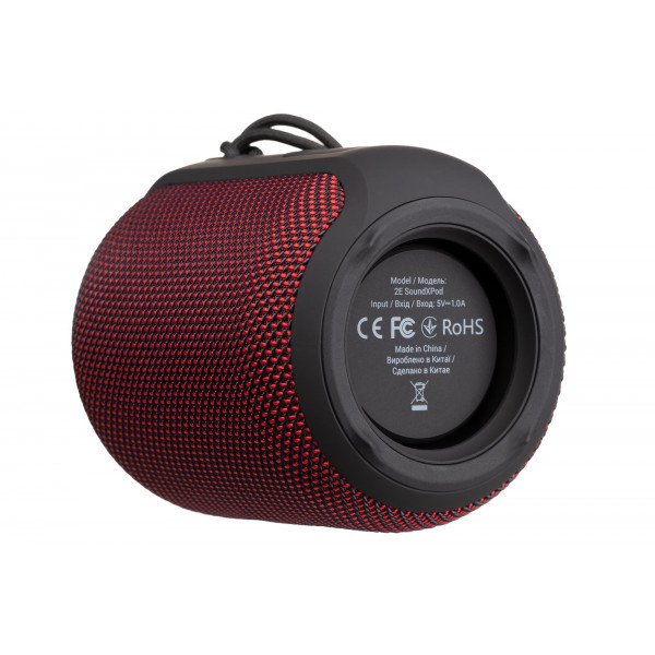 Акустична система 2E SoundXPod TWS MP3 Wireless Waterproof Red (2E-BSSXPWRD)
