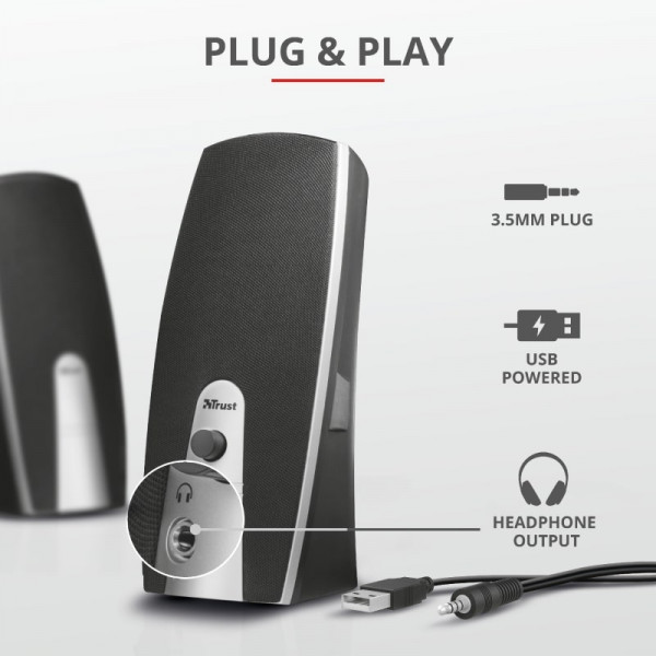 Акустична система Trust MiLa 2.0 Speaker Set (16697)