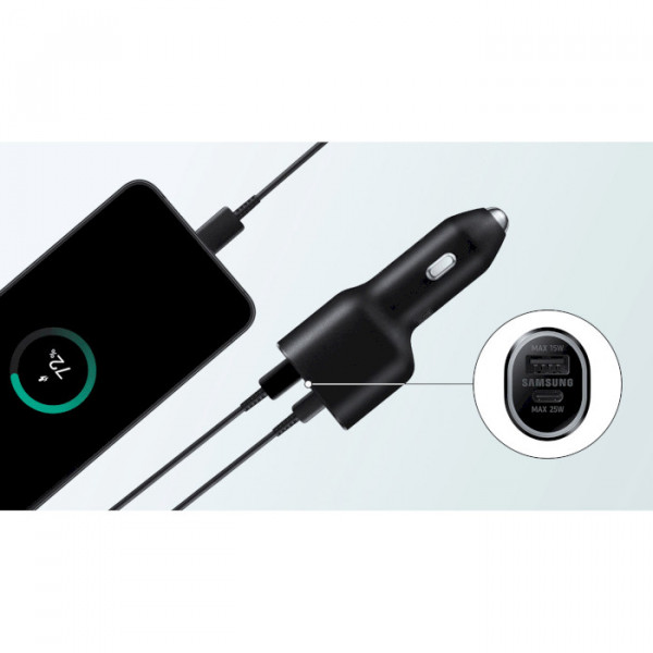 Автомобільний зарядний пристрій Samsung Car Charger Duo EP-L4020 Black (EP-L4020NBEGRU)