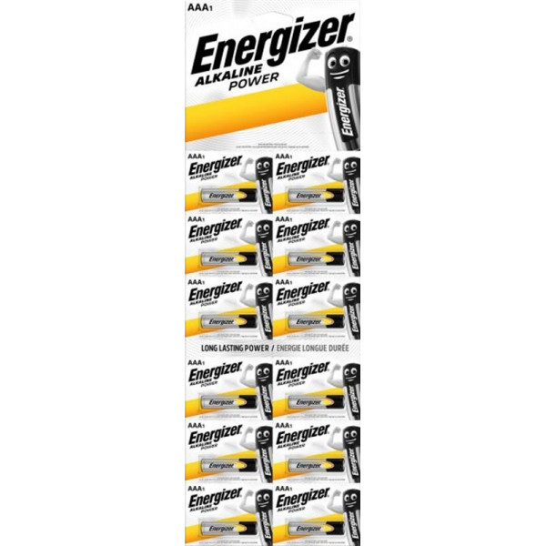 Батарейка Energizer AAA/LR03 BL 12шт(1штх12) відривний