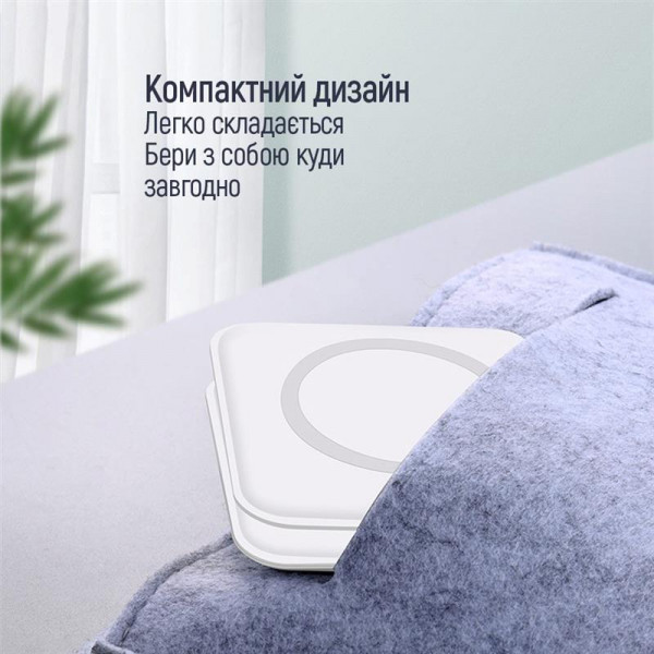 Бездротовий зарядний пристрій ColorWay MagSafe Duo Charger 15W for iPhone White (CW-CHW32Q-WT)