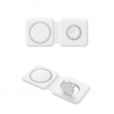 Бездротовий зарядний пристрій ColorWay MagSafe Duo Charger 15W for iPhone White (CW-CHW32Q-WT)