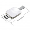 Бездротовий зарядний пристрій Essager Yibay Smart Watch Wirless Charger White (EWXA-YB02-Z)