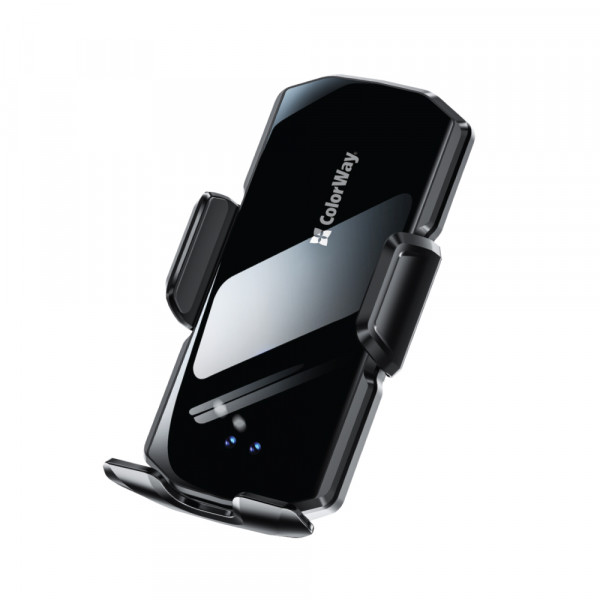 Бездротовий зарядний пристрій СolorWay FlameGrip 15W Black (CW-CHAW070Q-BK)
