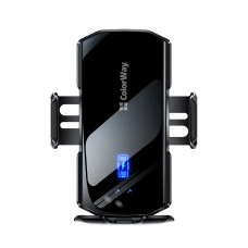 Бездротовий зарядний пристрій СolorWay FlameGrip 15W Black (CW-CHAW070Q-BK)