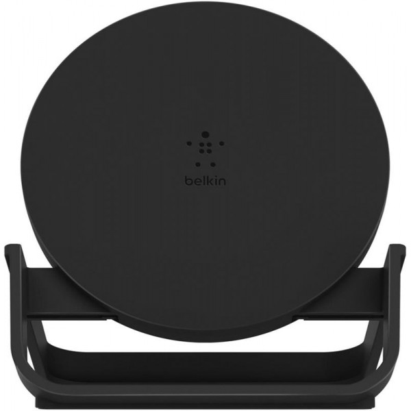 Безпровідний зарядний пристрій Belkin Stand Wireless Charging Qi Black (WIB001ttBK)