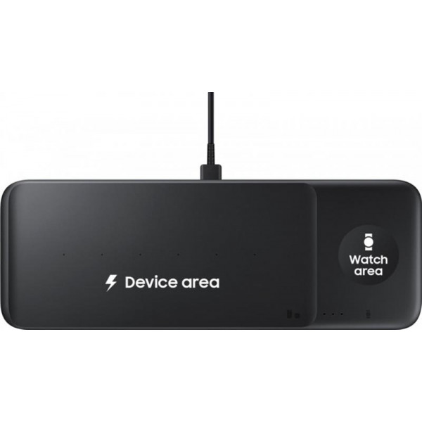 Безпровідний зарядний пристрій Samsung Wireless Charger Trio charger Black (EP-P6300TBRGRU)