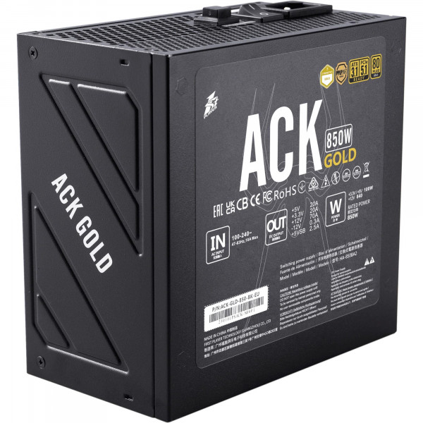 Блок живлення 1stPlayer HA-850BA2 850W (ACK-GLD-850-BK-EU)