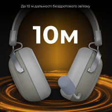 Bluetooth-гарнітура Ajazz AHM08 MAX 3-Mode Grey (AHM08-MAX-GW)