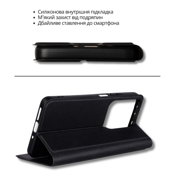 Чохол-книжка BeCover Exclusive New Style для Xiaomi Redmi Note 15 Pro 4G Black (714930)