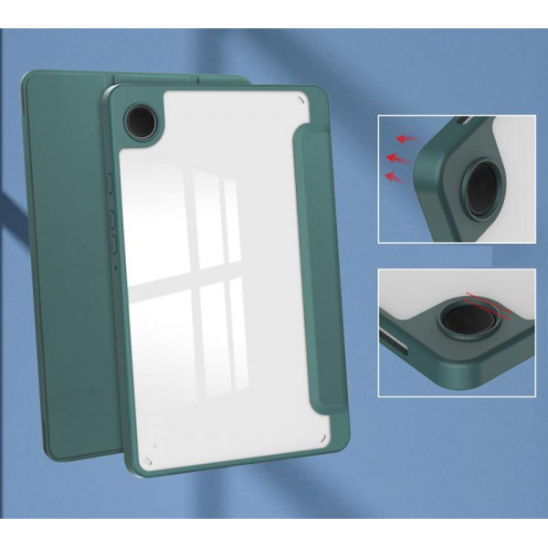 Чохол-книжка BeCover Soft Edge для Samsung Galaxy Tab A9+ SM-X210/SM-X215/SM-X216 11.0" Dark Green (710368)