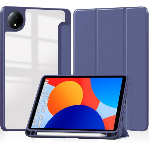 Чохол-книжка BeCover Soft Edge TPU для Xiaomi Redmi Pad SE 8.7 Deep Blue (712565)