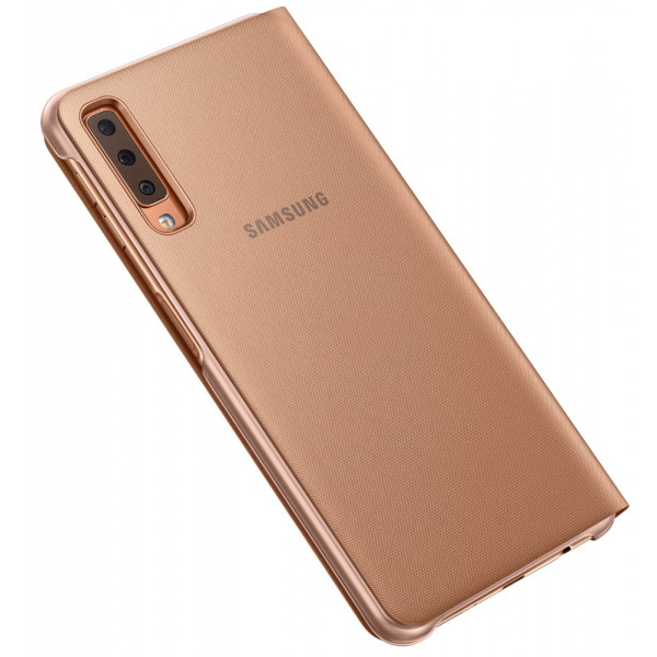 Чохол-книжка Samsung Wallet Cover для Samsung Galaxy A7 2018 SM-A750 Gold (EF-WA750PFEGRU)
