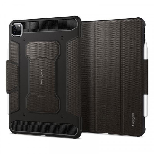 Чохол-книжка Spigen Rugged Armor Pro для Apple iPad Pro 11 (2020/2021/2022) Gunmetal (ACS01025)