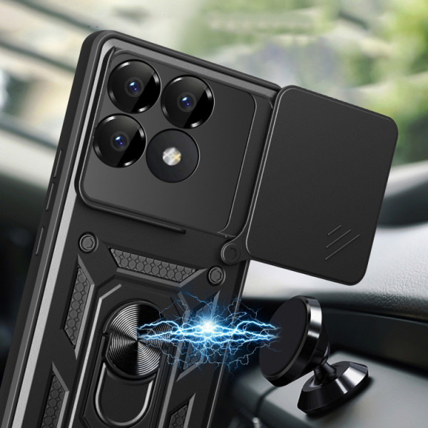 Чохол-накладка BeCover Military для Poco F6 Pro Black (712166)