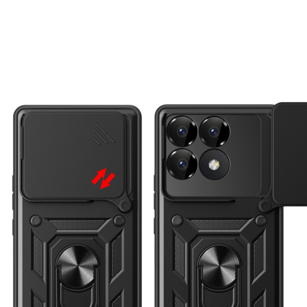 Чохол-накладка BeCover Military для Poco F6 Pro Black (712166)