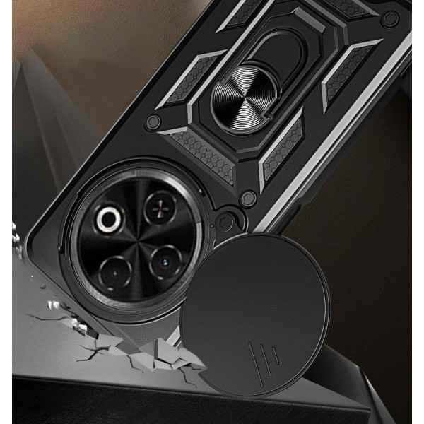 Чохол-накладка BeCover Military для Tecno Spark 30C 4G Black (713074)