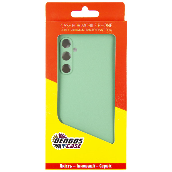 Чохол-накладка Dengos для Samsung Galaxy A05s SM-A057 Mint (DG-KM-10) + захисне скло
