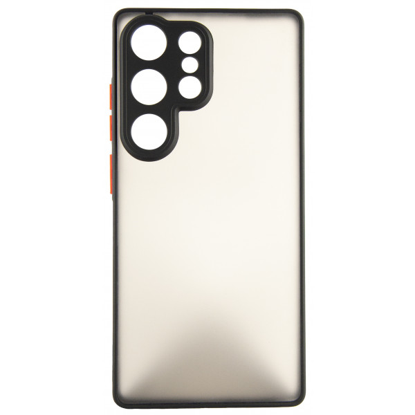 Чохол-накладка Dengos Matt для Samsung Galaxy S25 Ultra SM-S938 Black (DG-KM-144) + захисне скло
