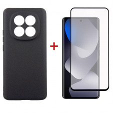 Чохол-накладка Dengos Soft для Xiaomi Redmi Note 15 Black (DG-KM-185) + захисне скло