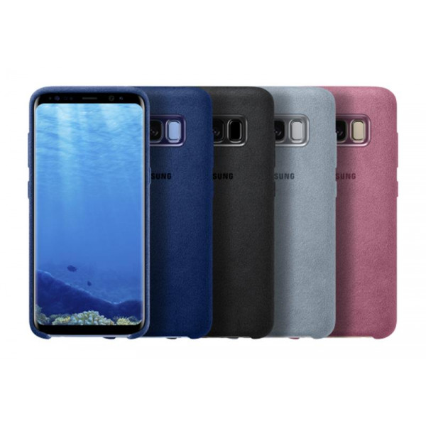 Чохол-накладка Samsung Alcantara Cover для Samsung Galaxy S8+ G955 Dark Gray (EF-XG955ASEGRU)
