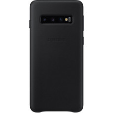 Чохол-накладка Samsung Leather Cover для Samsung Galaxy S10 SM-G973 Black (EF-VG973LBEGRU)