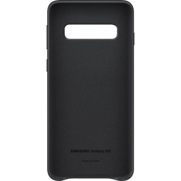 Чохол-накладка Samsung Leather Cover для Samsung Galaxy S10 SM-G973 Black (EF-VG973LBEGRU)