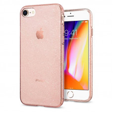 Чохол-накладка Spigen Liquid Crystal Glitter для Apple iPhone 8/7 Rose Quartz (042CS21419)