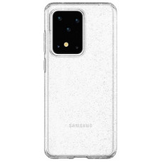Чохол-накладка Spigen Liquid Crystal Glitter для Samsung Galaxy S20 Ultra SM-G988 Crystal Quartz (ACS00710)