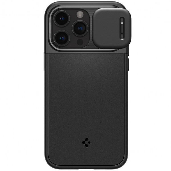 Чохол-накладка Spigen Optik Armor MagFit для Apple iPhone 15 Pro Max Black (ACS06599)