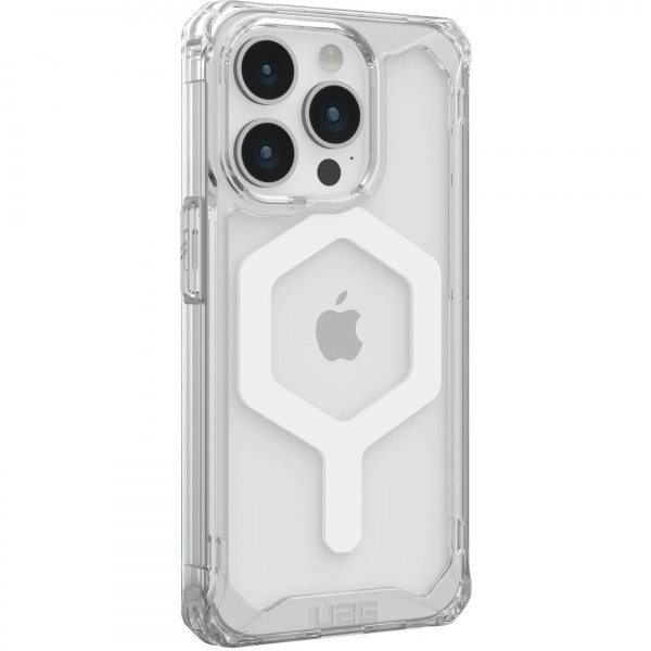 Чохол-накладка Urban Armor Gear Plyo Magsafe для Apple iPhone 15 Pro Ice/White (114286114341)