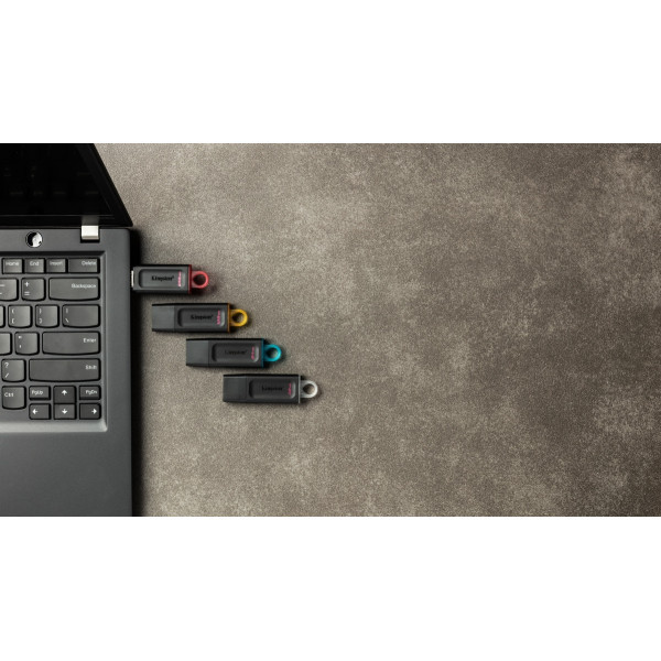 Флеш-накопичувач USB3.2 128GB Kingston DataTraveler Exodia Black/Yellow (DTX/128GB)