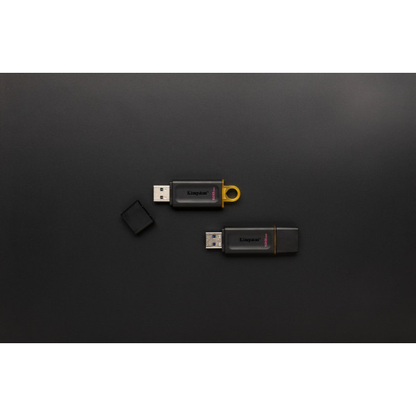 Флеш-накопичувач USB3.2 128GB Kingston DataTraveler Exodia Black/Yellow (DTX/128GB)