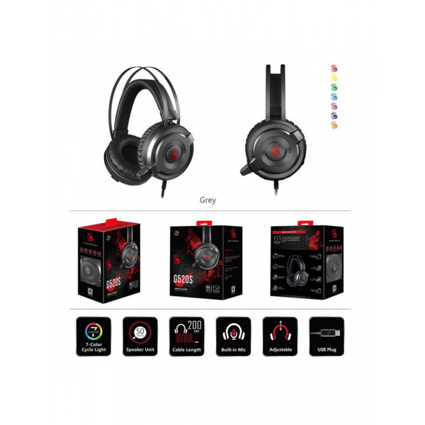 Гарнітура A4Tech Bloody G520S Grey
