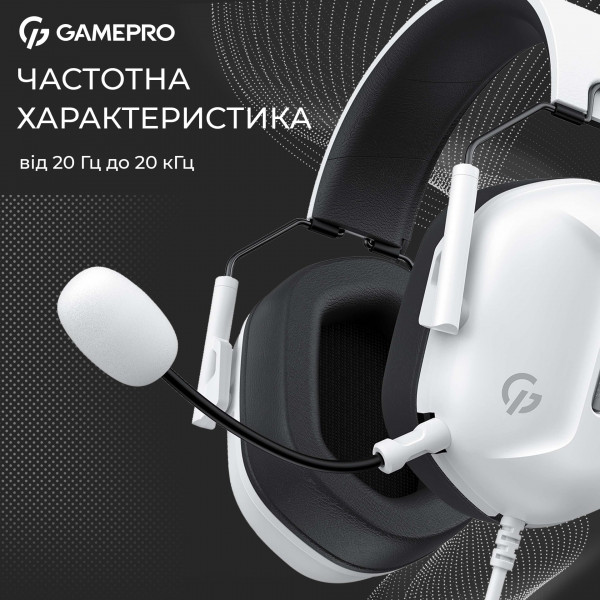 Гарнітура GamePro Genesis Hunter White (HS1350W)