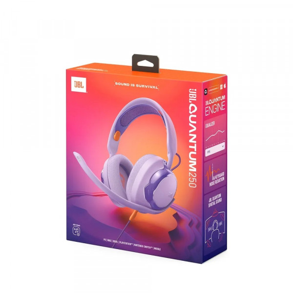 Гарнiтура JBL Quantum 250 Purple (JBLQTUM250PUR)