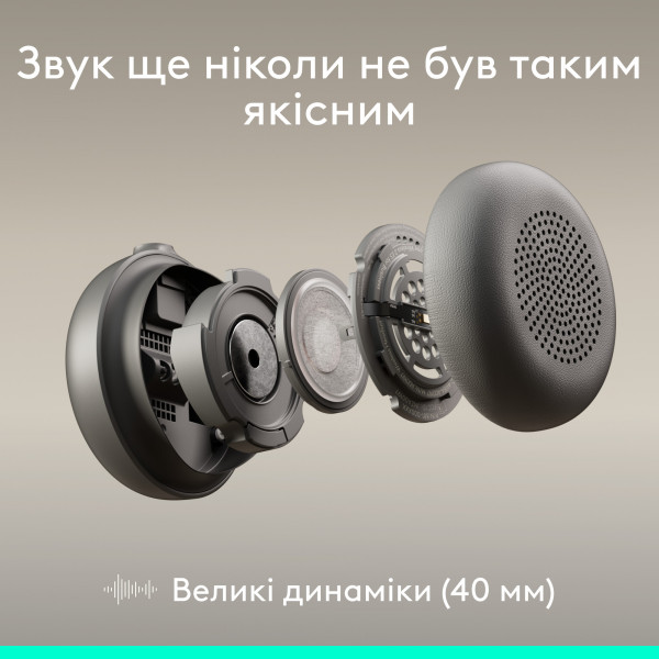 Гарнітура Logitech Zone Wired 2 USB Graphite (981-001619)