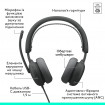 Гарнітура Logitech Zone Wired 2 USB Graphite (981-001619)