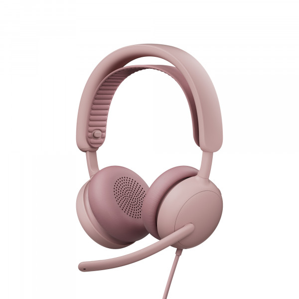 Гарнітура Logitech Zone Wired 2 USB Rose (981-001620)