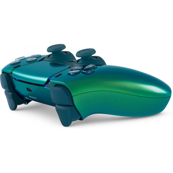 Геймпад бездротовий Sony PlayStation 5 DualSense Chrome Teal (1000044474)