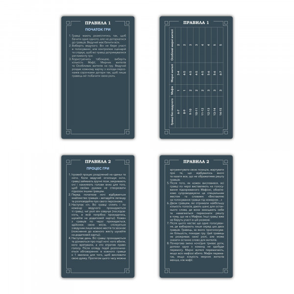 Гра для компанії Orner Мафія (orner-2734)