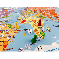 Гра ходилка Подорожуємо світом