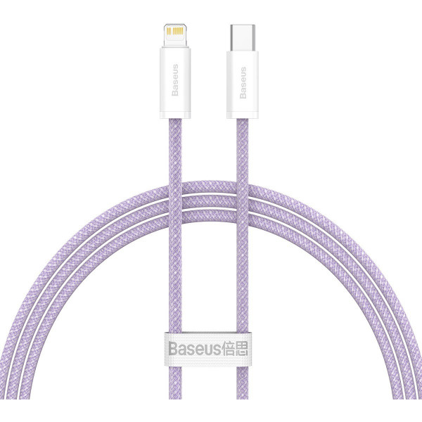 Кабель Baseus Dynamic USB Type-C - Lightning, 20W, 2м Purple (CALD000105)