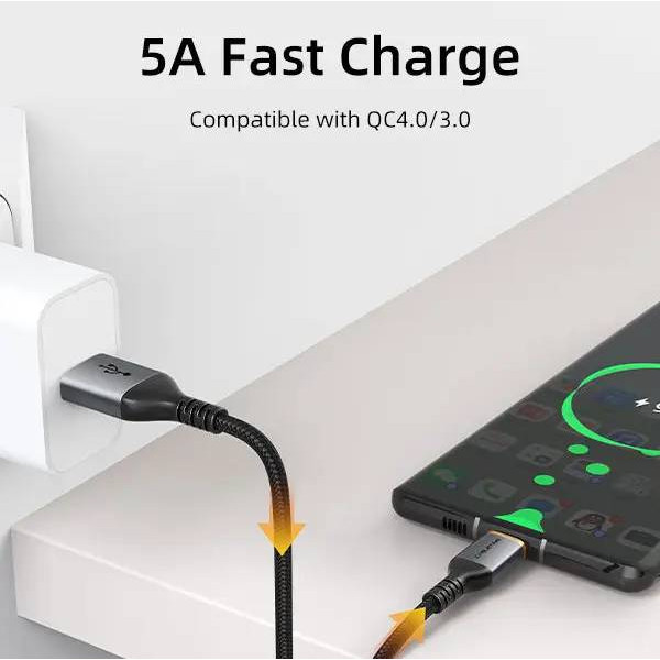 Кабель Cabletime USB Type-C - USB (M/M), 2 м, Black (CA50L)