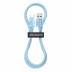 Кабель Essager Breeze USB - USB Type-C (M/M), 100W, 1 м Blue (EXC7A-WL03-P)