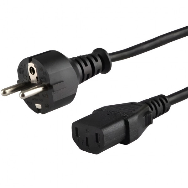 Кабель живлення Dell CEE 7/7-IEC C13, 3*0.75 мм, 1.8м Black (078390)