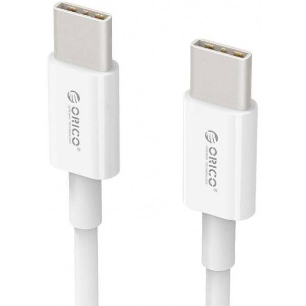 Кабель Orico USB Type-C - USB Type-C (M/M), 100W, 1м White (CA913381)